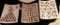 LOT OF 3 - A-Z INCLUDING BUTTONS & MORE RIVET SHANKS BUTTON DISPLAY CARDS