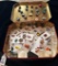TIN OF BUTTON MAGNETS, SNAP TOGETHERS & MORE