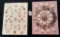 LOT OF 2 - VINTAGE SHELL BUTTON CARD DISPLAYS
