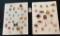LOT OF 2 - REALISTIC BUTTON CARD DISPLAYS