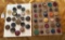 LOT OF 2 - VINTAGE BUTTON DISPLAY CARDS