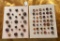 LOT OF 2 - VINTAGE SHADES OF BROWN & MORE BUTTON DISPLAY CARDS