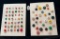 LOT OF 2 - VINTAGE PLASTIC & PIERCED BUTTON DISPLAY CARDS