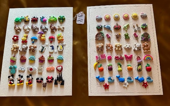 LOT OF 2 - DISNEY & MORE BUTTON DISPLAY CARDS