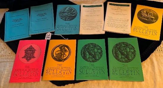 LOT OF 10 - 2000 THE NATIONAL BUTTON BULLETIN
