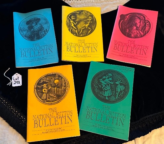 LOT OF 5 - 2004 THE NATIONAL BUTTON BULLETIN