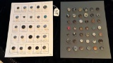 LOT OF 2 - BUTTERFLIES & MORE RIVET SHANKS BUTTON DISPLAY CARDS