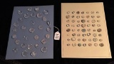 LOT OF 2 - CLEAR GLASS & MORE BUTTON DISPLAY CARDS