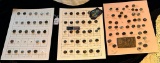 LOT OF 3 - RIVET SHANKS BUTTON DISPLAY CARDS, INCLUDING OSHKOSH & MORE