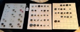 LOT OF 3 - MOTHER/DAUGHTER RIVET SHANKS BUTTON DISPLAY CARDS