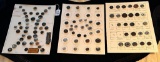 LOT OF 3 - RIVET SHANKS BUTTON DISPLAY CARDS, INCLUDING MOTHER/DAUGHTER & MORE