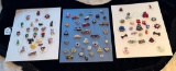 LOT OF 3 - SNAPS & MORE BUTTON DISPLAY CARDS
