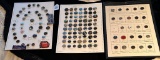LOT OF 3 - RIVET SHANKS BUTTON DISPLAY CARDS