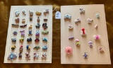 LOT OF 2 - CHARACTERS & MORE BUTTON CARD DISPLAYS