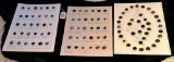 LOT OF 3 - BIG BIRD & MORE RIVET SHANKS BUTTON DISPLAY CARDS