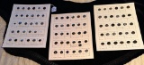 LOT OF 3 - BARNEY, BARBIE & MUCH MORE RIVET SHANKS BUTTON DISPLAY CARDS