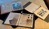 LOT OF 3 BINDERS BUTTON REFERENCES & INFORMATION