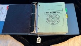 BINDER OF 1997-2005 THE ROUND-UP ILLINOIS STATE BUTTON SOCIETY