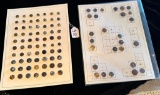 LOT OF 2 - METAL BUTTON DISPLAY CARDS
