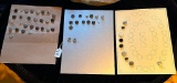 LOT OF 3 - RIVET SHANKS BUTTON DISPLAY CARDS