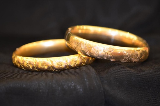 (2) gold filled bracelets