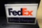 25 in. x 18 in. double sided Fed Ex lighted sign