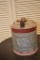 Vintage galv. gas can