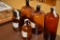 Quantity of Amber pharmacy jars