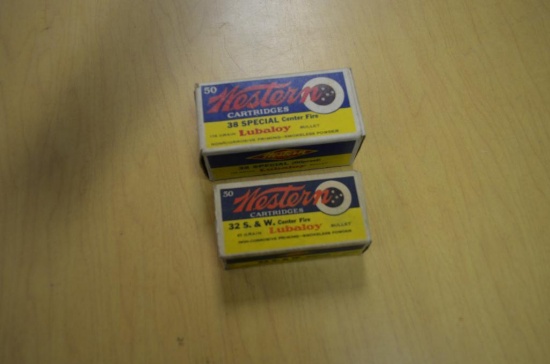 Western 38 special & 32 SNW antique ammo