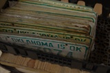 Large quantity of 1970's Oklahoma license plates