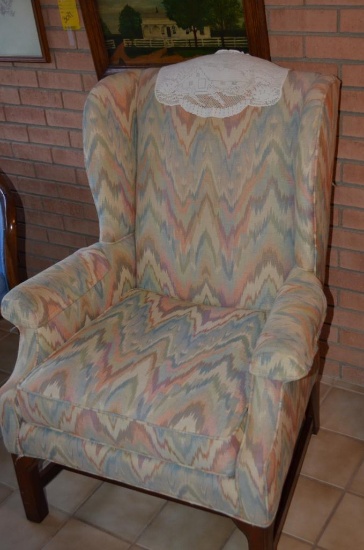 Upholstered fire side chair