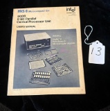 INTEL MCS-8 8008 8 BIT PARALLEL CENTRAL PROCESSOR UNIT USERS MANUAL