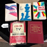 LOT OF 5 - COLOR TV GUIDEBOOK, SON OF A CHEAP VIDEO, PRACTICAL TELEVISION SERVICING MANUAL & MORE