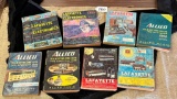 LOT OF 8 - ALLIED & LAFAYETTE RADIO ELECTRONICS 1960S & 1970 MAGAZINES