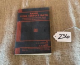 RADIO FIELD SERVICE DATA SUPPLEMENT & ANSWER BOOK TO MODERN RADIO SERVICING 1936