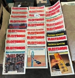 LOT OF 1980S ELECTRONIC SERVICING & TECHNOLOGY MAGAZINES