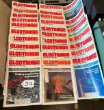 LOT OF 1980S ELECTRONIC SERVICING & TECHNOLOGY MAGAZINES