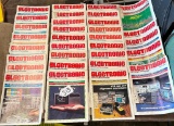 LOT OF 1980S ELECTRONIC SERVICING & TECHNOLOGY MAGAZINES