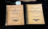 LOT OF 2 - THE NATIONAL MODEL HRO-60 & NC-183 D RADIO RECEIVING EQUIPMENT INSTRUCTION MANUALS