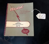 THE HICKOK CARDMATIC TUBE TESTER MODEL 123 MANUAL 1958