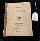 ARMY AIR FORCES INSTRUCTION BOOK RADIO RECEIVER BC-348-E, BC-348-M & BC-348-P OPERATION & MAINTENANC