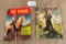LOT OF 2 - GOLD KEY COMIC BOOKS ROY ROGERS AND TRIGGER 1957 & LASSIE 1966 -LASSIE IS ROUGH