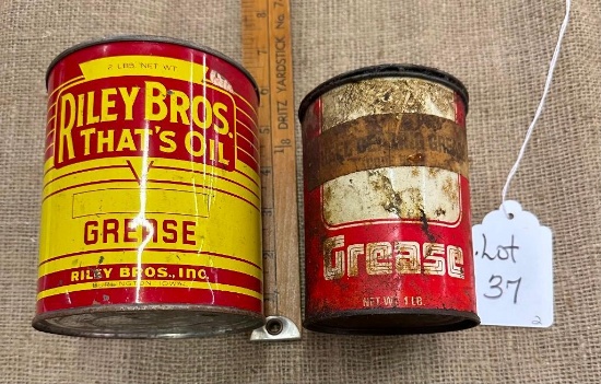 LOT OF 2 - RILEY BROS THAT'S OIL GREASE CAN & MORE