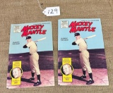 LOT OF 2 - MAGNUM COMICS MICKEY MANTLE FIRST ISSUE 1991