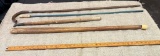 LOT OF 4 OLD CANES & MORE