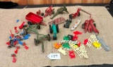 FLAT LOT OF TOYS - SOME DAMAGED