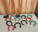 VINTAGE RUBBER HORSESHOE GAME INCLUDES ROY ROGERS LUCKY HORSESHOE & MORE