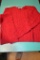 Talbots cotton knitted red sweater