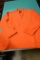 Ralph Lauren 100% cotton knitted orange sweater with emblem, 3/4 sleeves