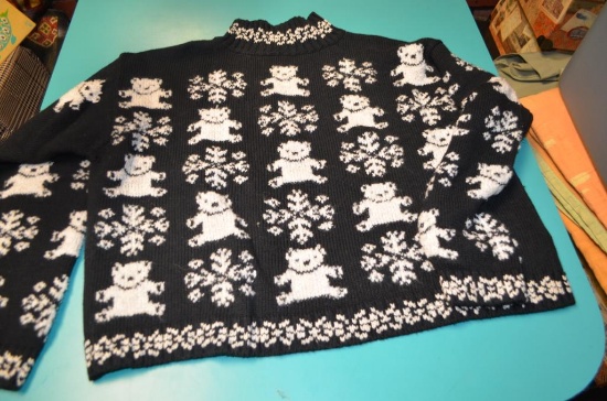 Marissa Christina Petite Christmas sweater 45% ramie/37% cotton/18% acrylic